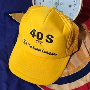 Vintage 40 S Club CE The Sulphur Company Hat
